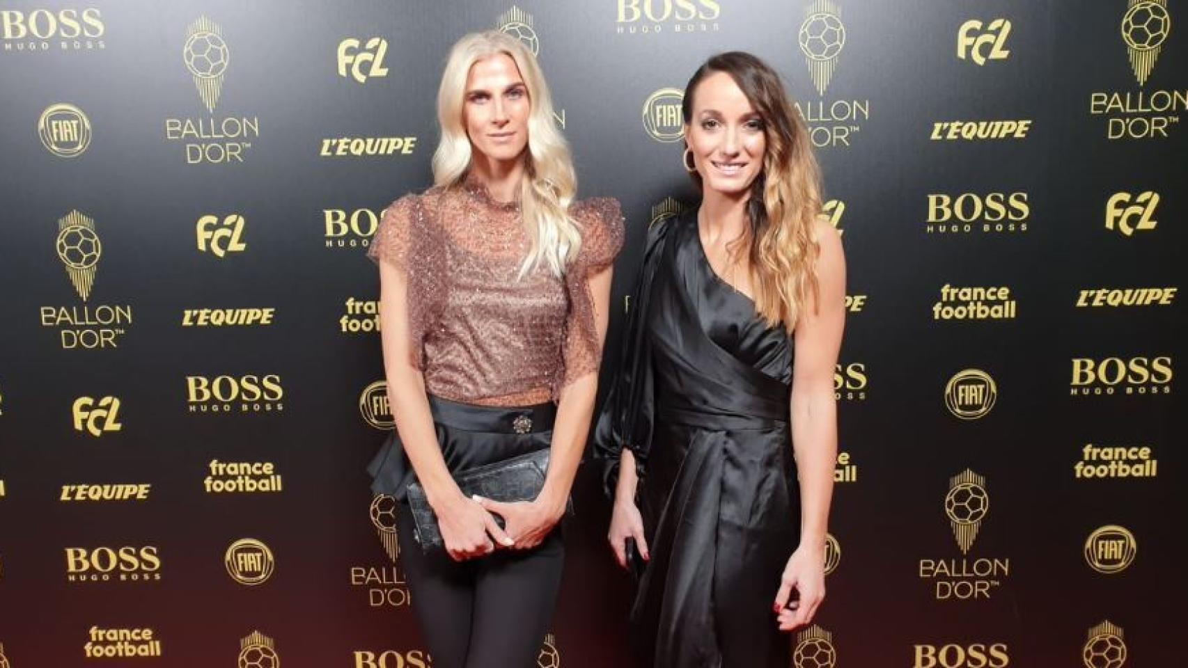 Jakobsson y Asllani en la gala del Balón de Oro 2019