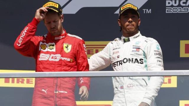 Vettel y Hamilton