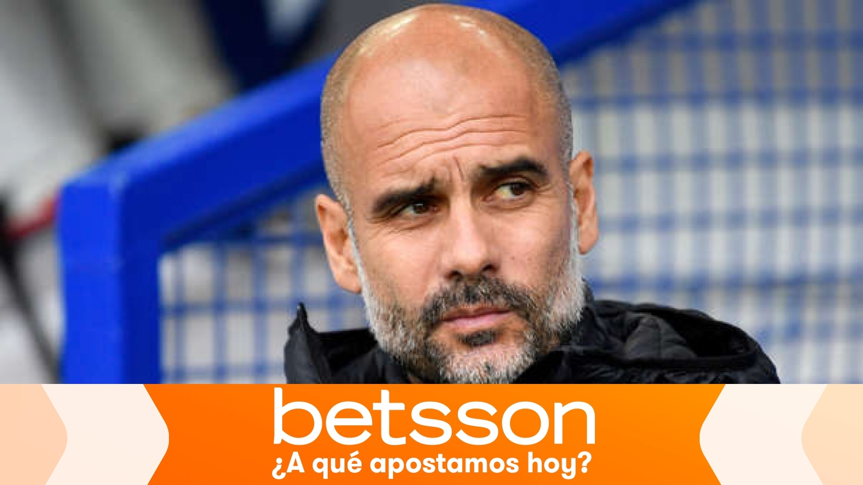 Pep Guardiola, en un partido del Manchester City