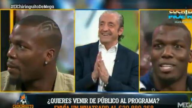 Florentin Pogba, en El Chiringuito de Jugones