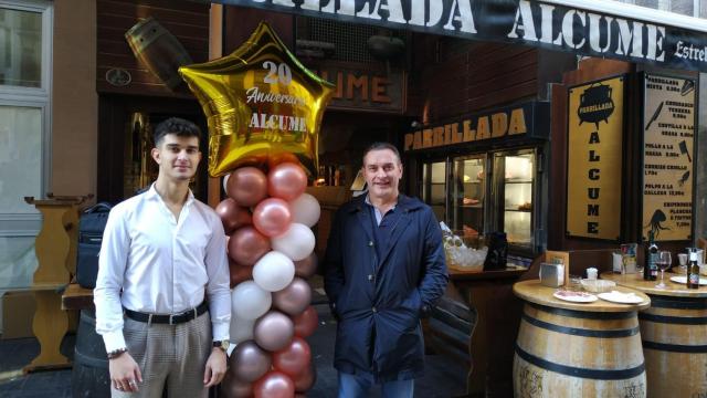 Lucas y Fernando Álvarez, padre e hijo