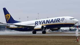 Un avión de la aerolínea irlandesa Ryanair en una imagen de archivo.