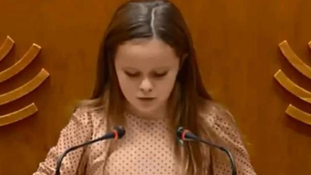 Elsa habló este lunes en la Asamblea de Extremadura