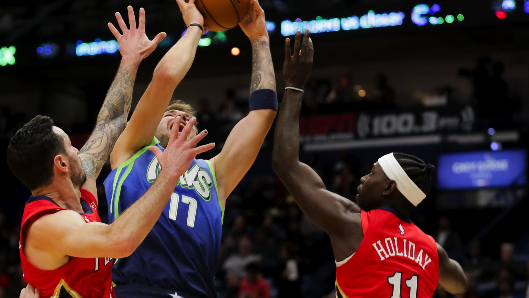 Luka Doncic, con los Nueva Orleans Pelicans