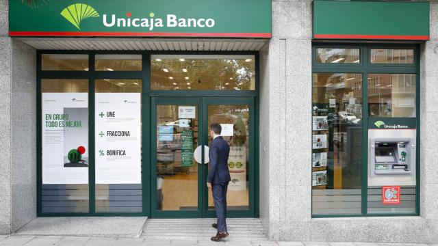 Una sucursal de Unicaja Banco.