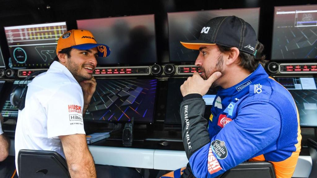 Carlos Sainz y Fernando Alonso