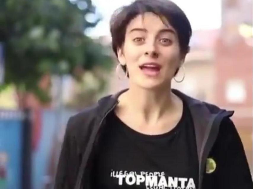 Marta Rosique en modo pro 'top manta'