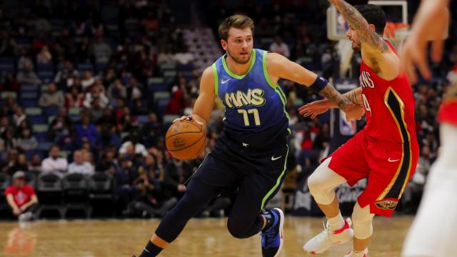 Luka Doncic, contra los Pelicans