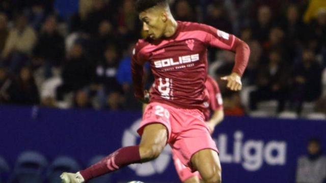 Silvestre, en el partido del pasado fin de semana ante la Ponferradina. Foto: LaLiga.es