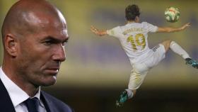 Zinedine Zidane y Álvaro Odriozola