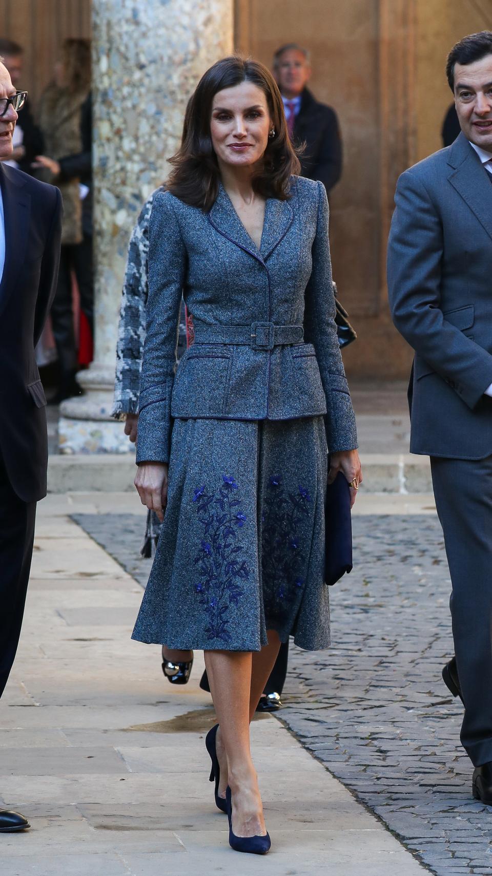 Letizia ha presidido la exposición La Granada Zirí y el universo Bereber.