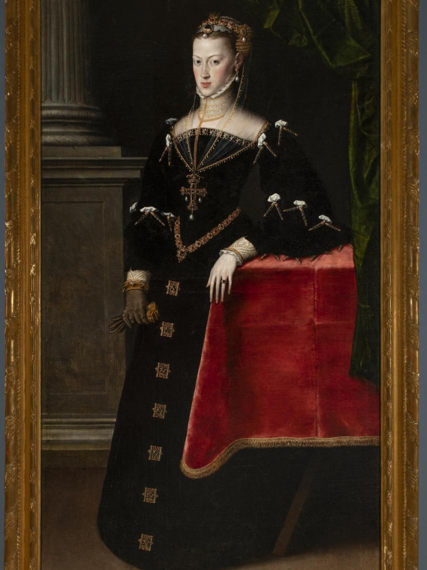 Retrato de la emperatriz María de Austria, por Antonio Moro (1552).