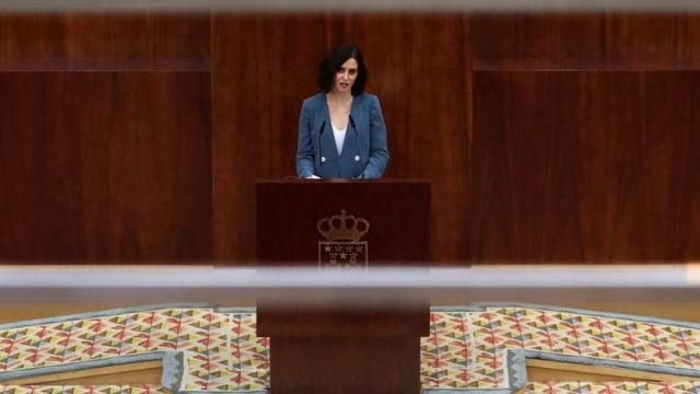 La presidenta de la Comunidad de Madrid, Isabel Díaz Ayuso