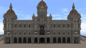 Crean la réplica del Palacio de María Pita de A Coruña en Minecraft