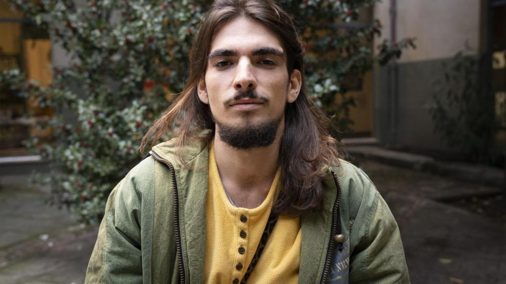 Javier de la Casa, miembro de Extincion Rebellion, este diciembre en Madrid.