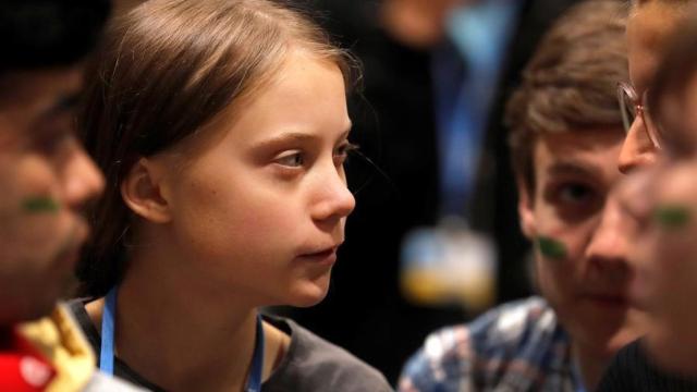 Greta Thunberg en la Cumbre del Clima de Madrid.