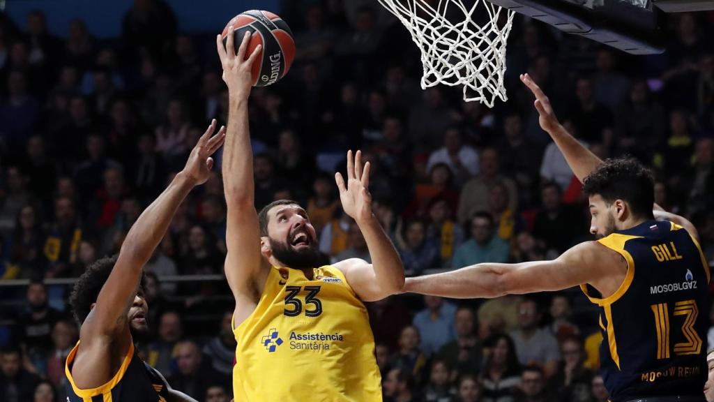 Mirotic, en un momento del partido ante el Khimki