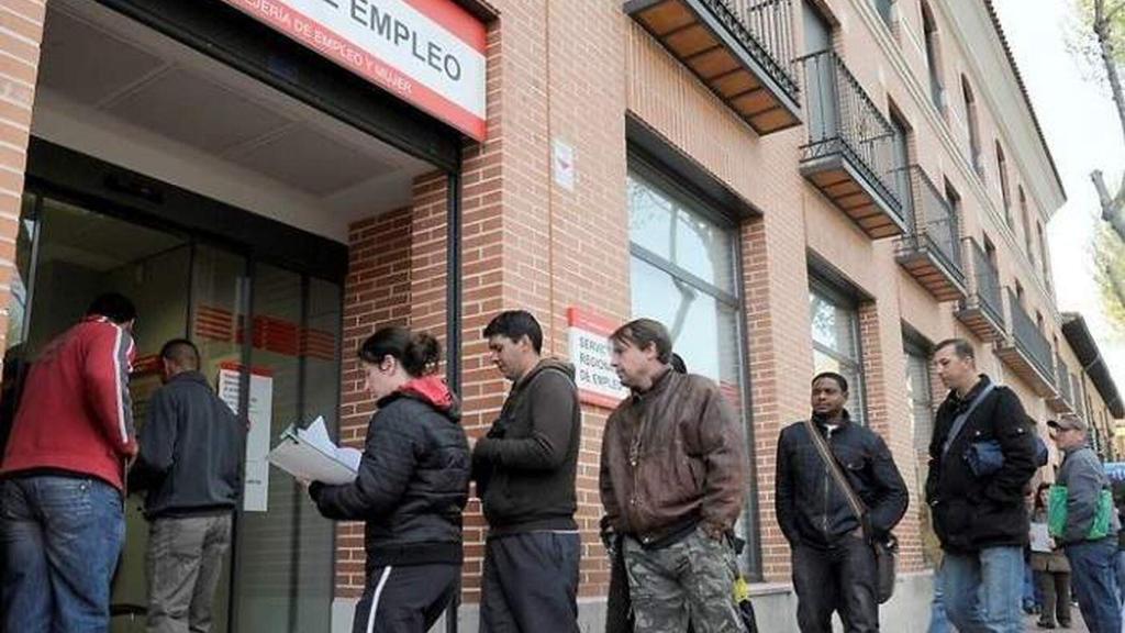 Una oficina de empleo, en Madrid.