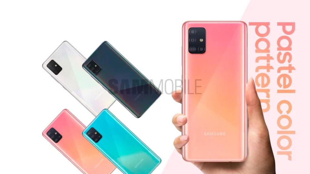 Imágenes oficiales del Samsung Galaxy A51 y fecha de presentación