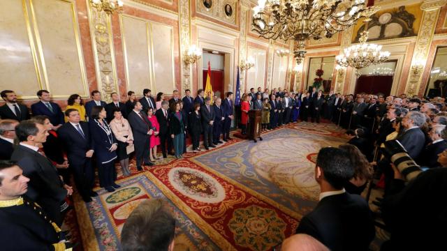 El Congreso, el día del 41º aniversario de la Constitución.