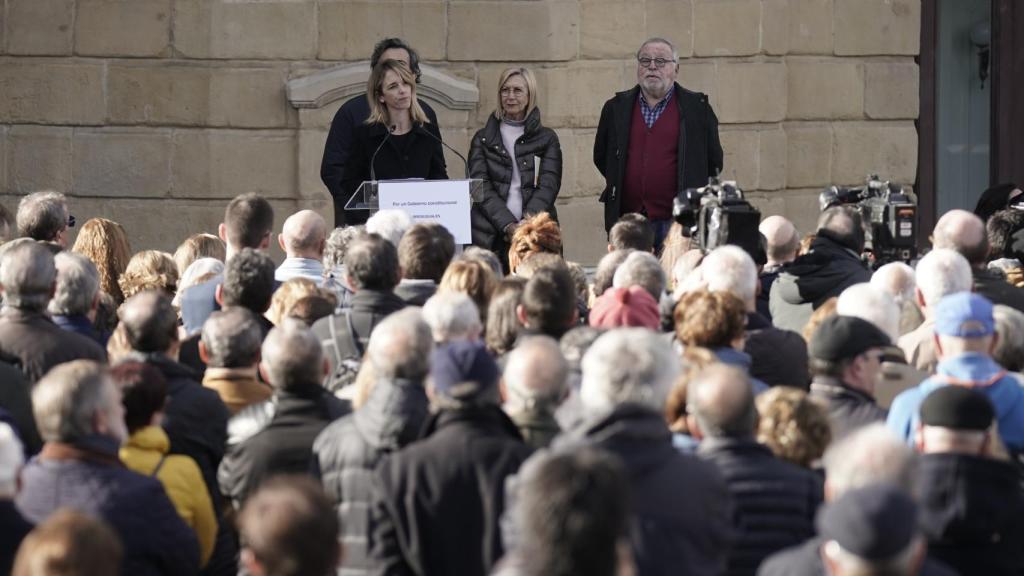 Cayetana Álvarez de Toledo interviene en el acto de Libres e Iguales en Bilbao por la Constitución.