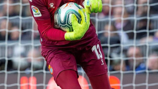 Diego López, en un momento del partido