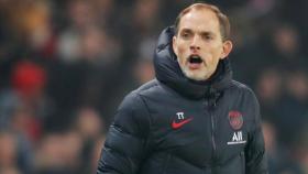 Tomas Tuchel, durante el último partido del PSG