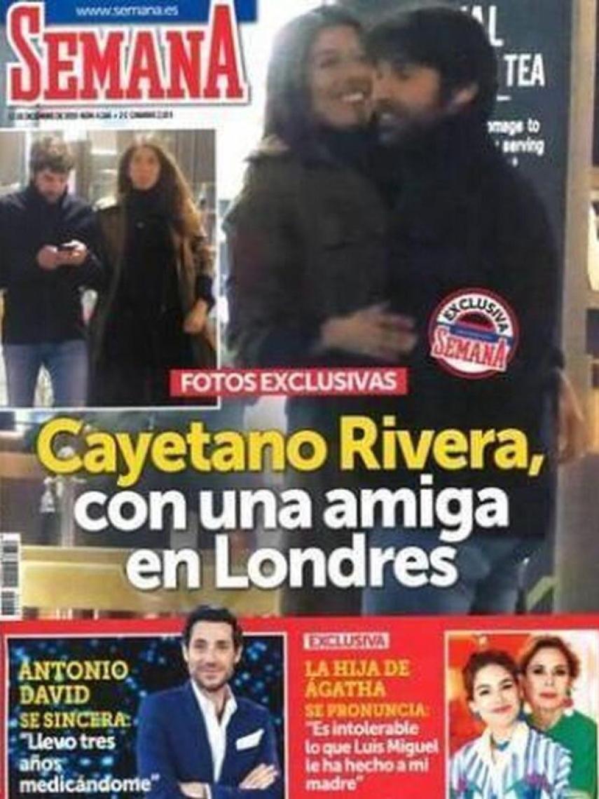 Cayetano Rivera y Karelys Rodríguez en la portada de 'Semana'.