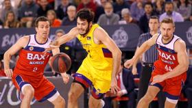 Abrines, en un momento del partido