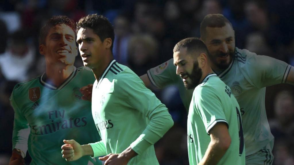 Raphael Varane y Karim Benzema