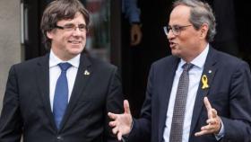 Puigdemont y Torra en una imagen de archivo.