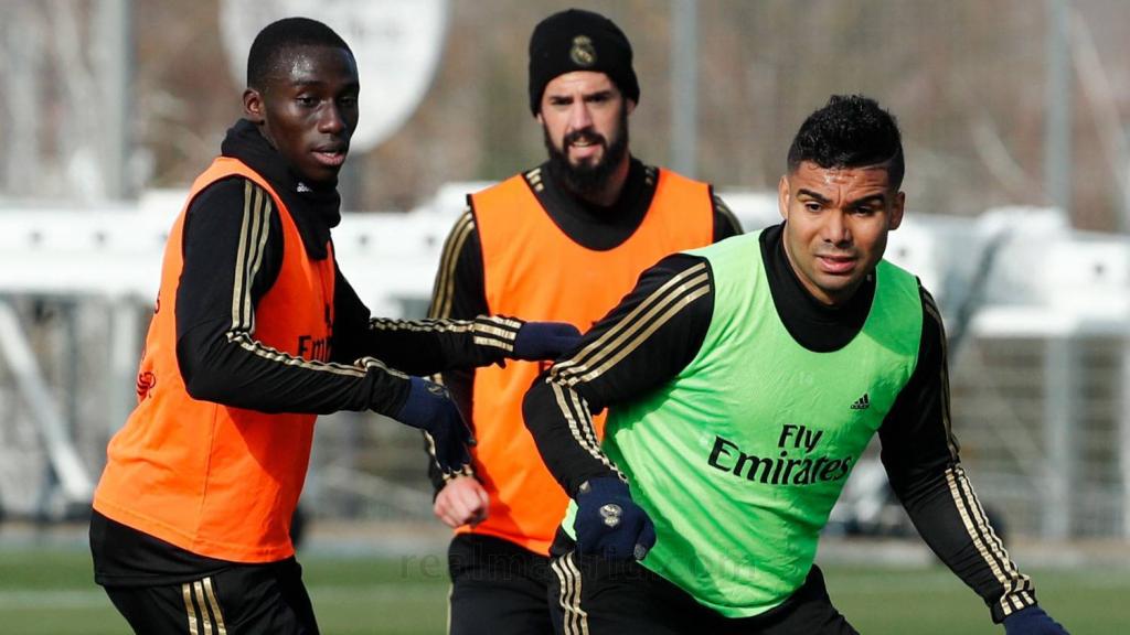 Entrenamiento del Real Madrid