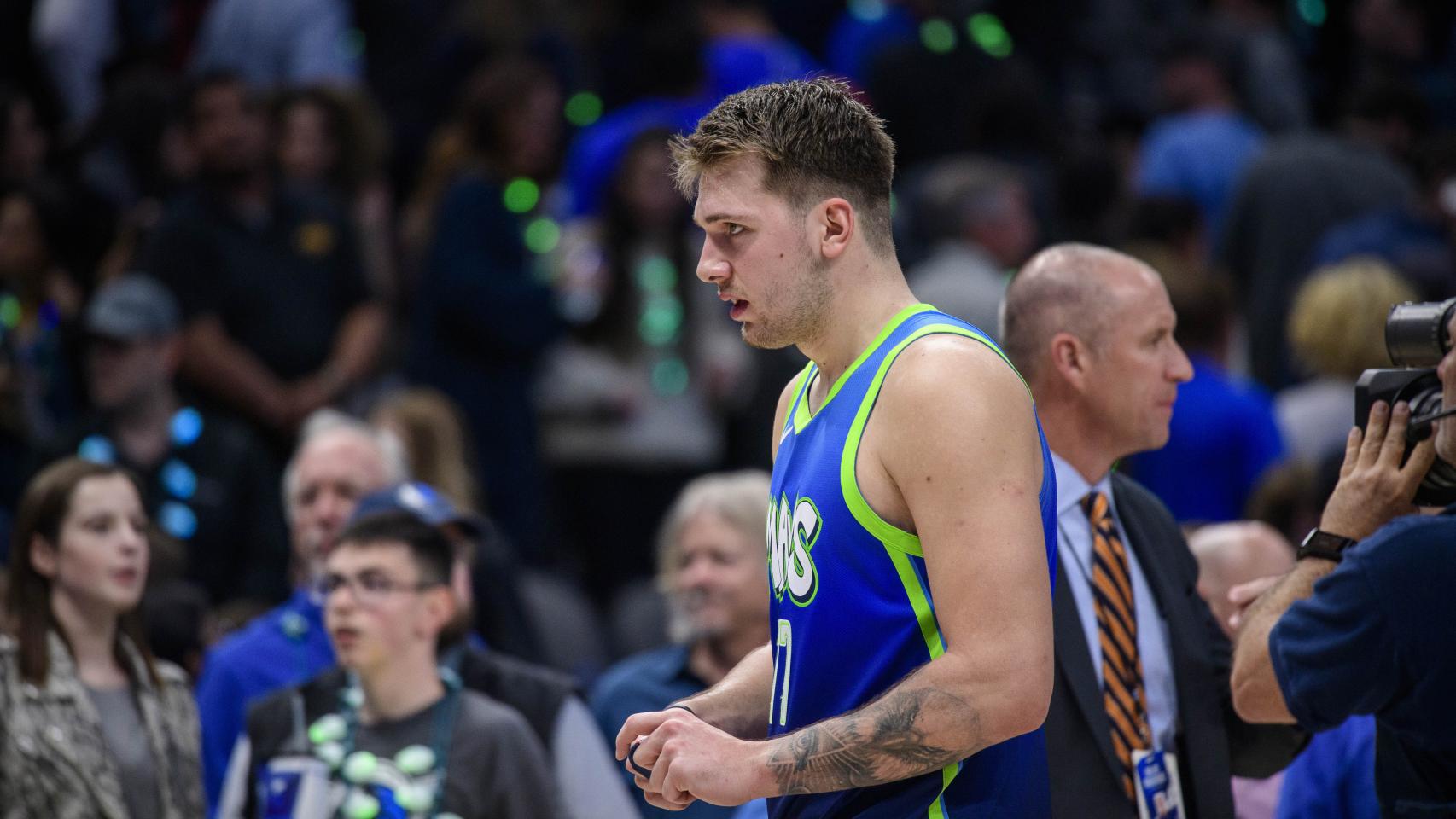 Luka Doncic, con los Mavs