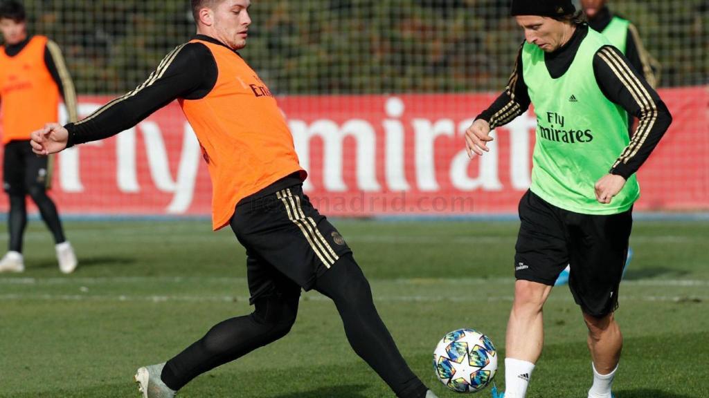 Entrenamiento del Real Madrid