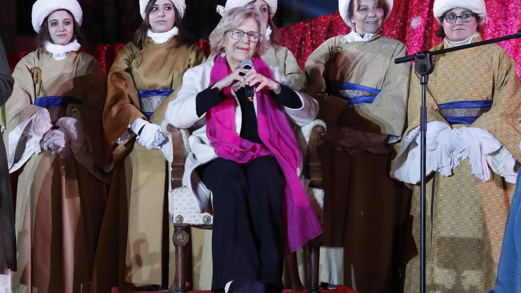 Manuela Carmena, en la última cabalgata.