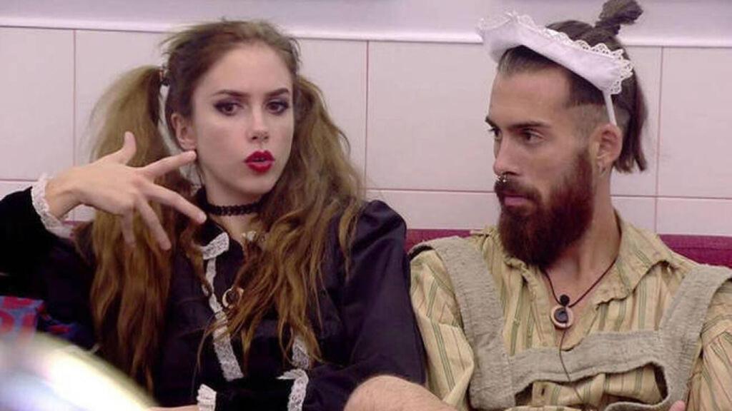 Carlota Prado junto a su pareja por entonces, José María, en 'Gran Hermano Revolution'.