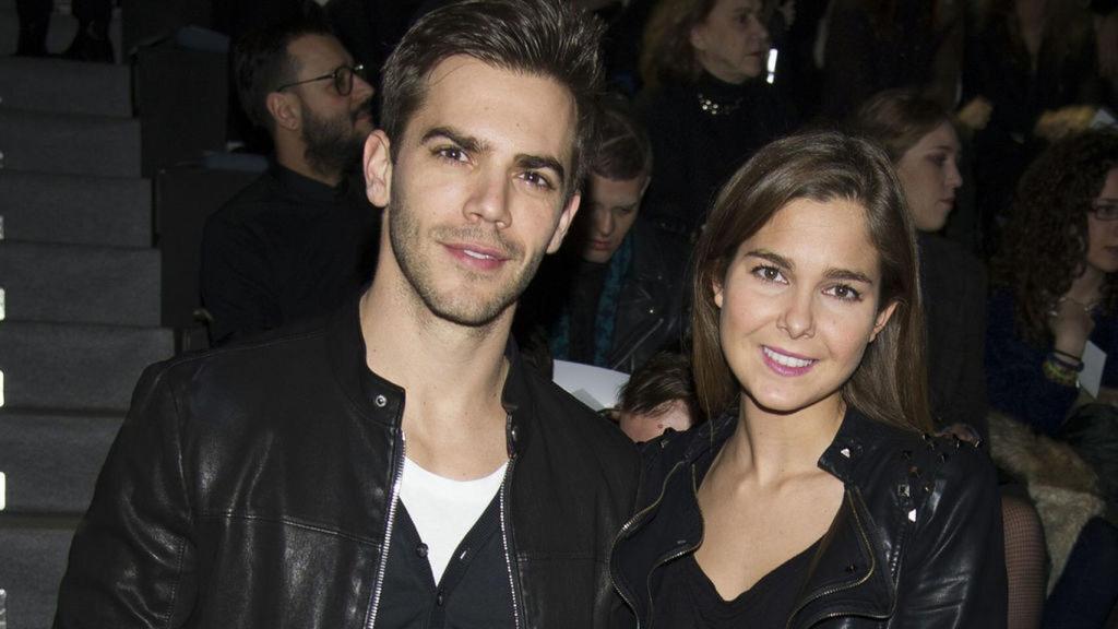 Natalia Sánchez y Marc Clotet en un desfile en la Madrid Fashion Week.