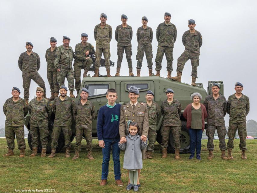 Alexandra y sus hijos Sofía y Raúl.