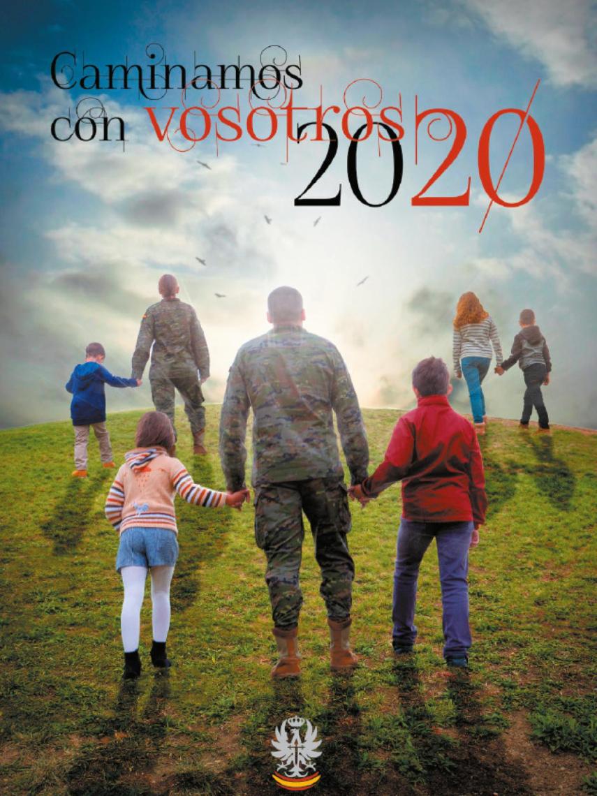 Portada del calendario del Ejército de Tierra.