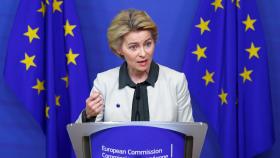 Ursula Von der Leyen, este miércoles durante la presentación del Pacto Verde Europeo