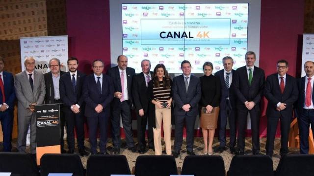 Acto de puesta en marcha del canal 4K, en el que participan CMMedia y TVE