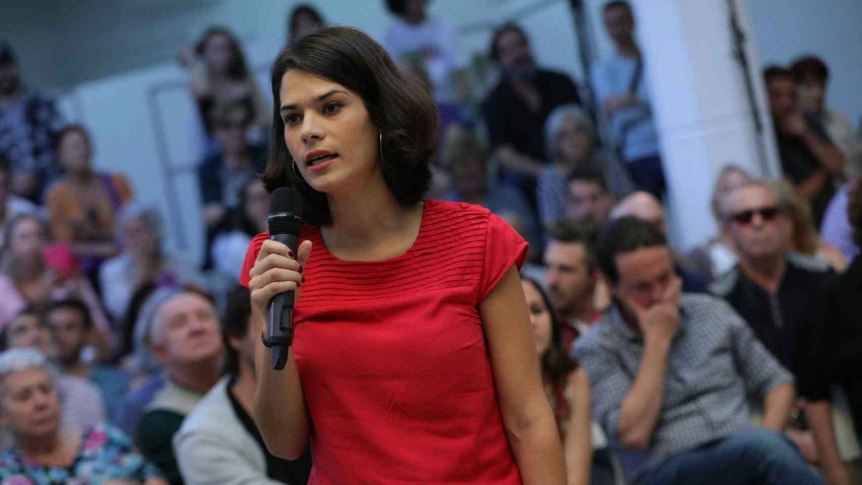 La ahora portavoz de Podemos, Isa Serra