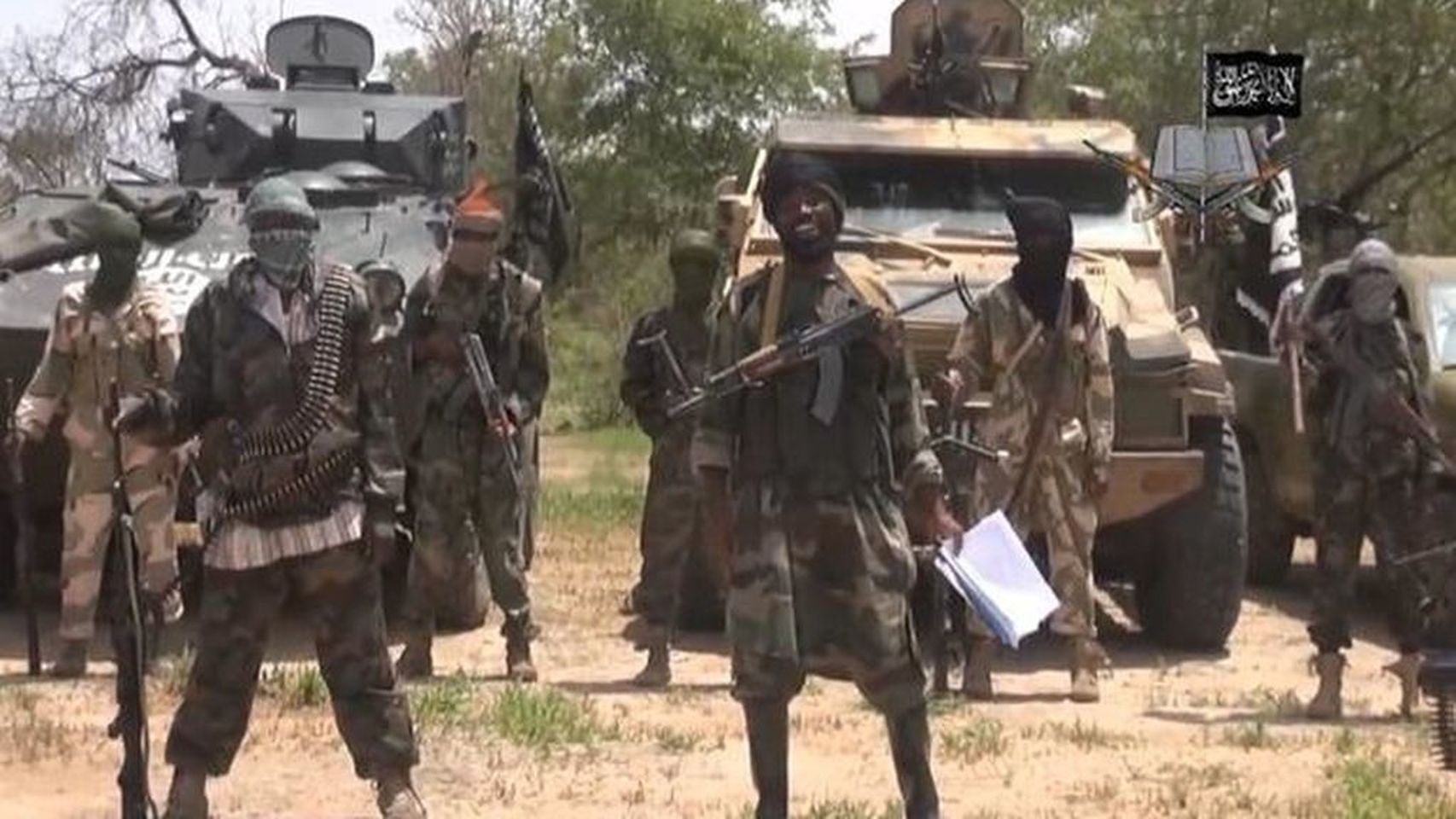 Milicianos de Boko Haram.