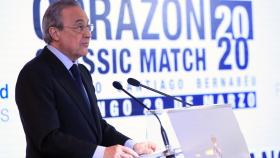 Florentino Pérez, durante el acto