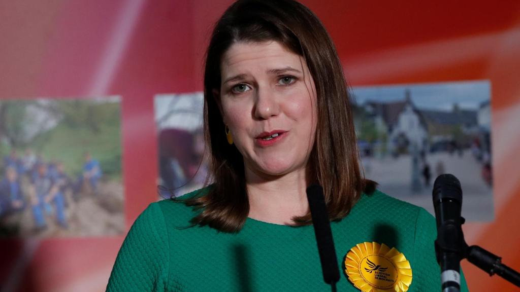 Jo Swinson, tras conocer que perdía el escaño