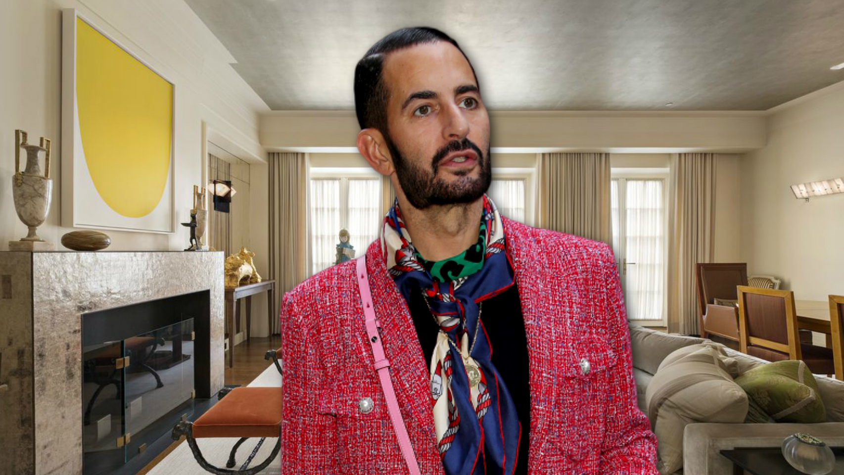 El diseñador Marc Jacobs en un montaje de JALEOS.