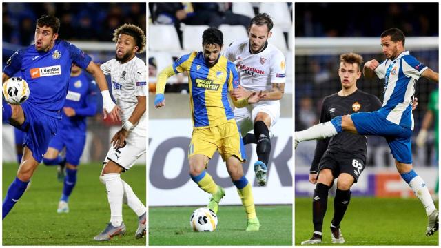 Sevilla, Getafe y Espanyol en Europa League