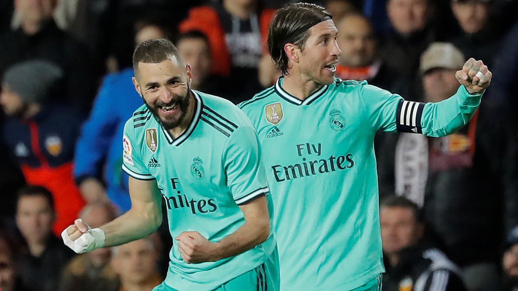 Benzema y Sergio Ramos