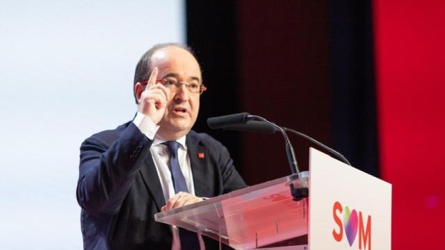 Miquel Iceta durante su intervención.