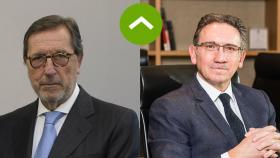 COMO LEONES: Antoni Vila (Fundación Bancaria La Caixa) y Jaume Giró